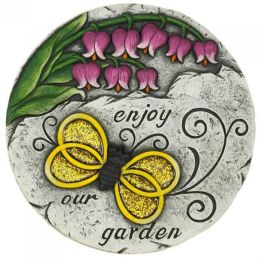 Accent Plus Enjoy Our Garden Bumblebee Cement Garden Stepping Stone