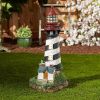 Accent Plus Solar Lighthouse Garden Light