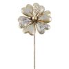 Accent Plus Mixed Pattern Metal Flower Garden Stake - 37.5 inches