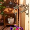 Accent Plus Cast Iron Plant Hanging Bracket Hook - Dragonfly