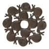 Accent Plus Snail Design Cast Iron Stepping Stone