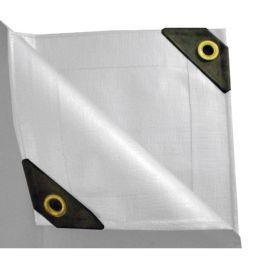 10 x 10 Heavy Duty Canopy Tarp - White