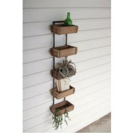 Five Brick Mold Wall Rack